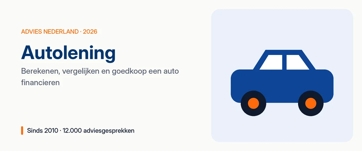 Autolening: auto financieren en kosten vergelijken